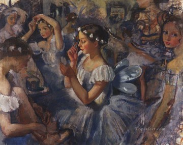 150の主題の芸術作品 Painting - 少女シルフィード バレエ チョピアナ 1924 年 ロシアのバレリーナ ダンサー